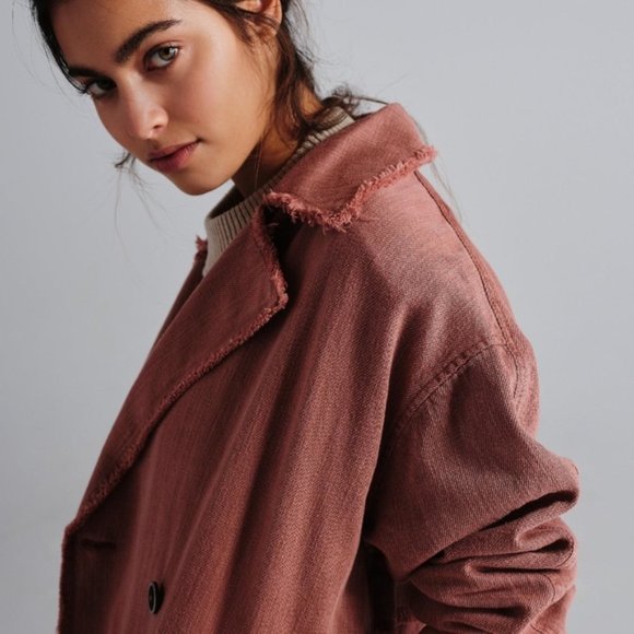 Free People Kelly Trench Coat Size XS/S - Picture 2 of 13